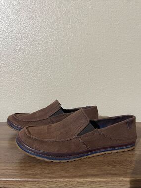 Simple Men’s Brown Slip-On Loafers - Casual Everyday Shoes